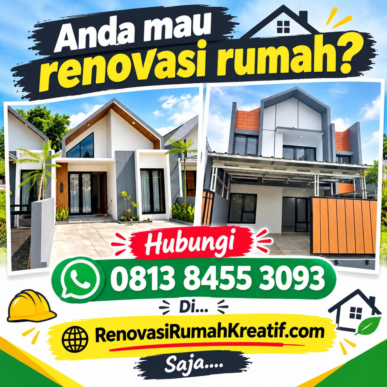 Jasa kontraktor bangunan untuk bangun dan renovasi rumah